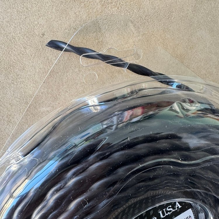 Stream Line USA μεσινέζα χορτοκοπτικού μαύρη στριφτή 4.0mm