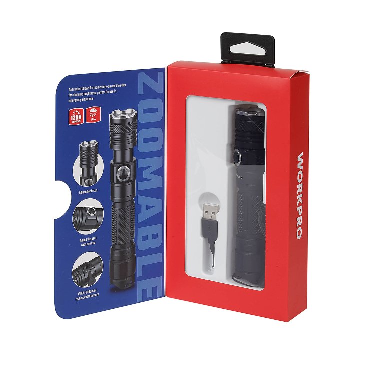 WORKPRO φακός – χρήση από επαγγελματία