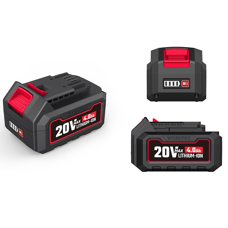 Επαναφορτιζόμενη μπαταρία WORKPRO PROFI 20V-Li 4.0Ah