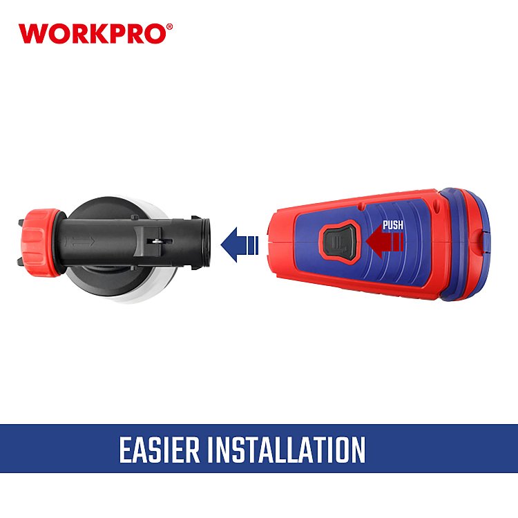 WORKPRO WP397010 με διπλό ακροφύσιο 1,5mm και 2,5mm