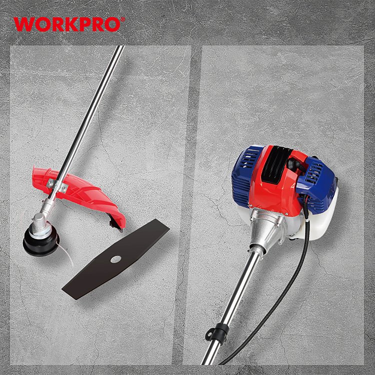 WORKPRO θαμνοκοπτικό 52cc 1,8Hp με πλάτος κοπής 420mm