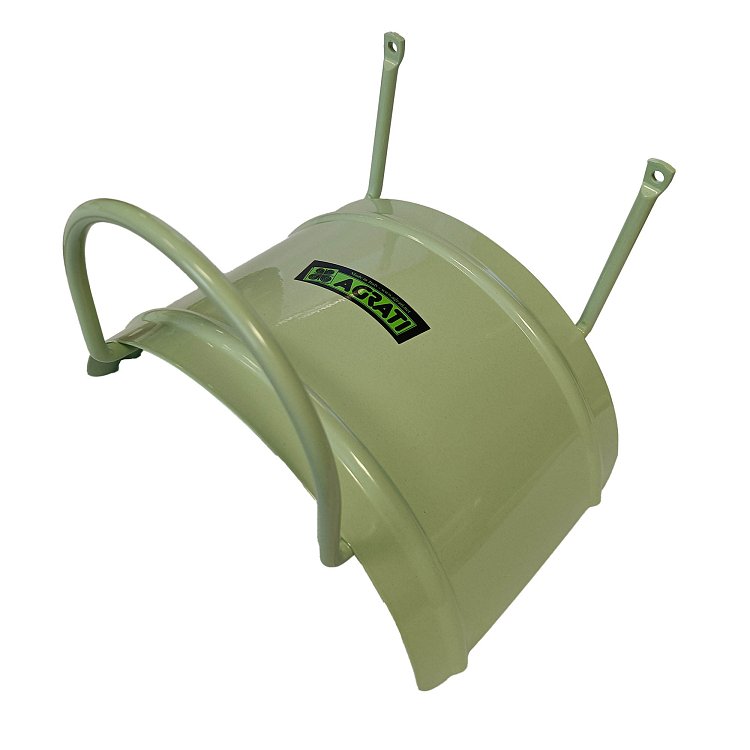 AGRATI Σέλα Μεταλλική Τοίχου Πράσινο Ανοιχτό – κοντινό πλάνο μεταλλικής επιφάνειας