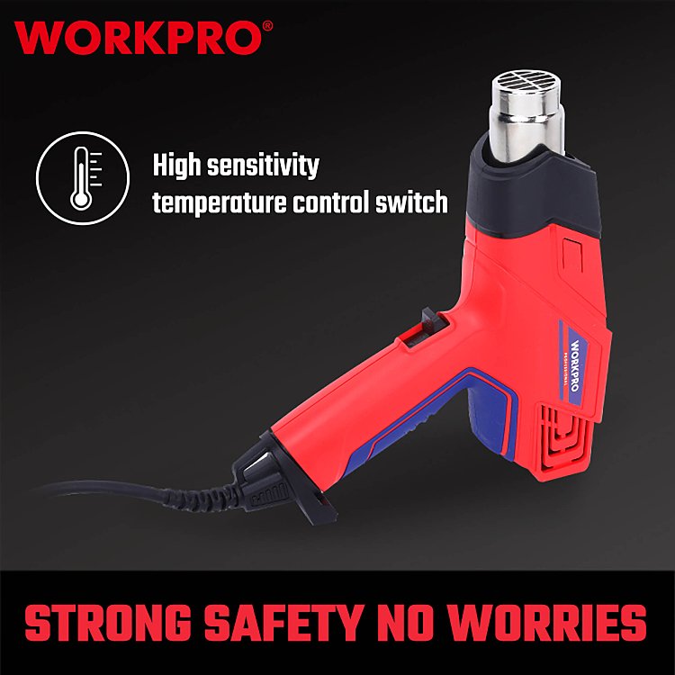 WP474000CE WORKPRO πιστόλι θερμού αέρα με σπάτουλα