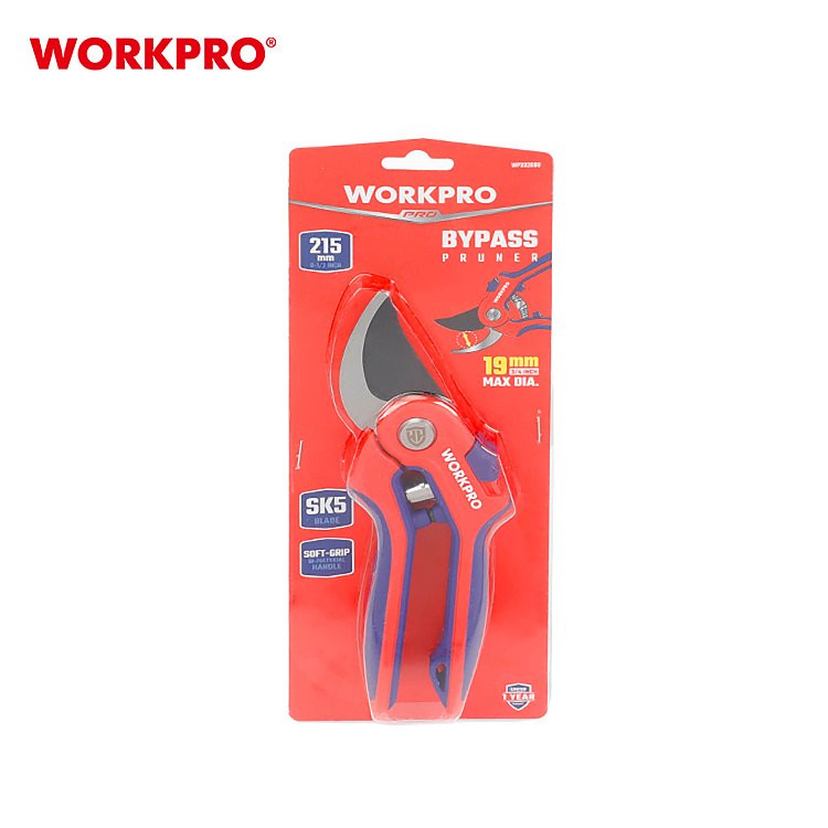 Ψαλίδα κλάδου 19mm Workpro WP332009 σε καρτέλα