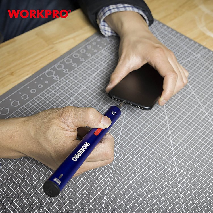 Εργονομική λαβή κατσαβιδιού WORKPRO για εύκολη χρήση