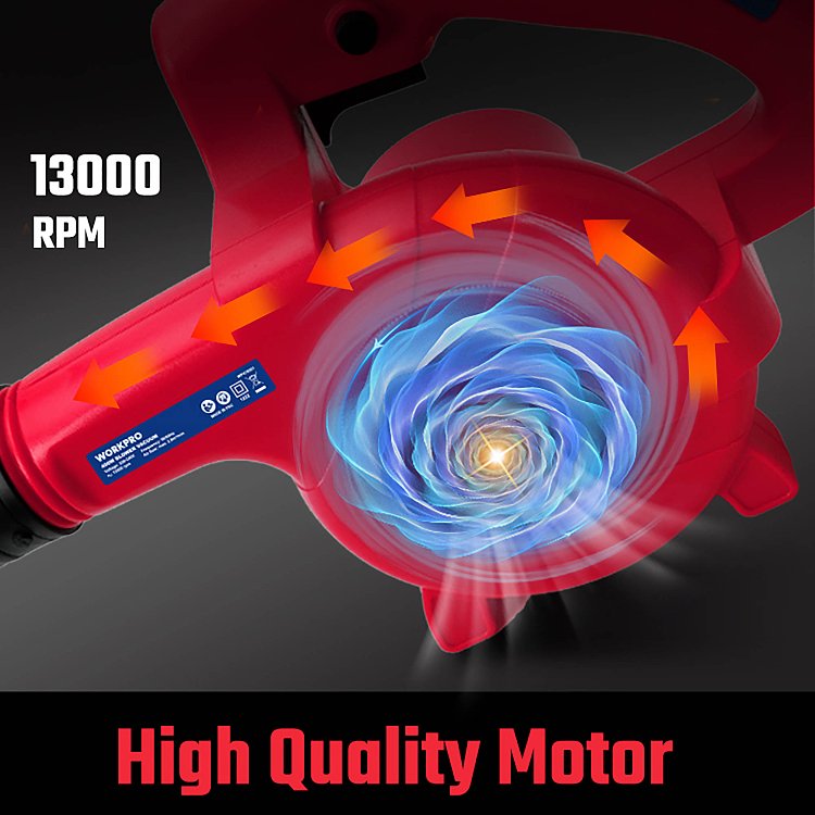 Ηλεκτρικό εργαλείο WORKPRO PROFI 400W 2-σε-1 φυσητήρας