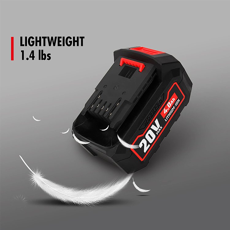 WP395002 μπαταρία WORKPRO με μεγάλη αυτονομία για εργαλεία 20V