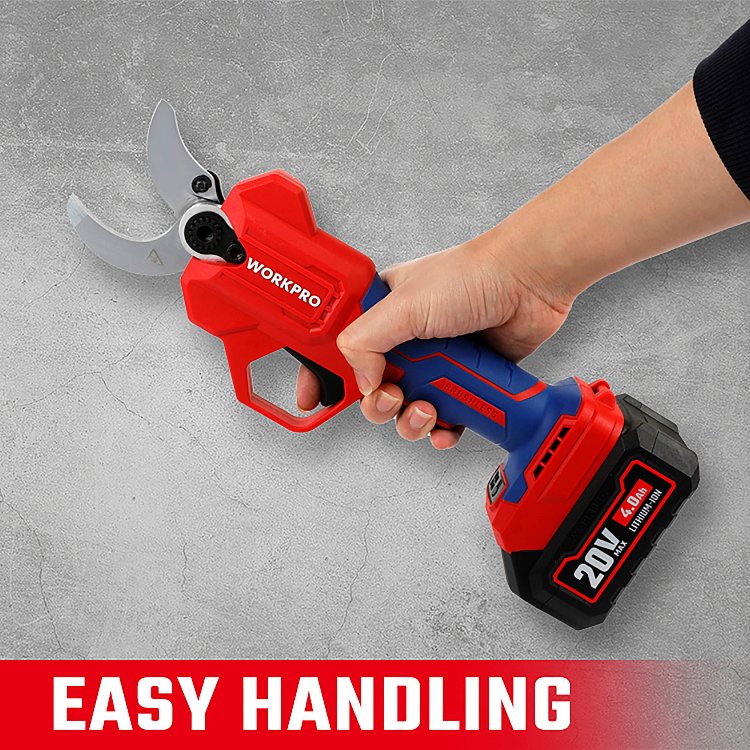 Ψαλίδι κλαδέματος WORKPRO PROFI με Soft Grip εργονομική λαβή