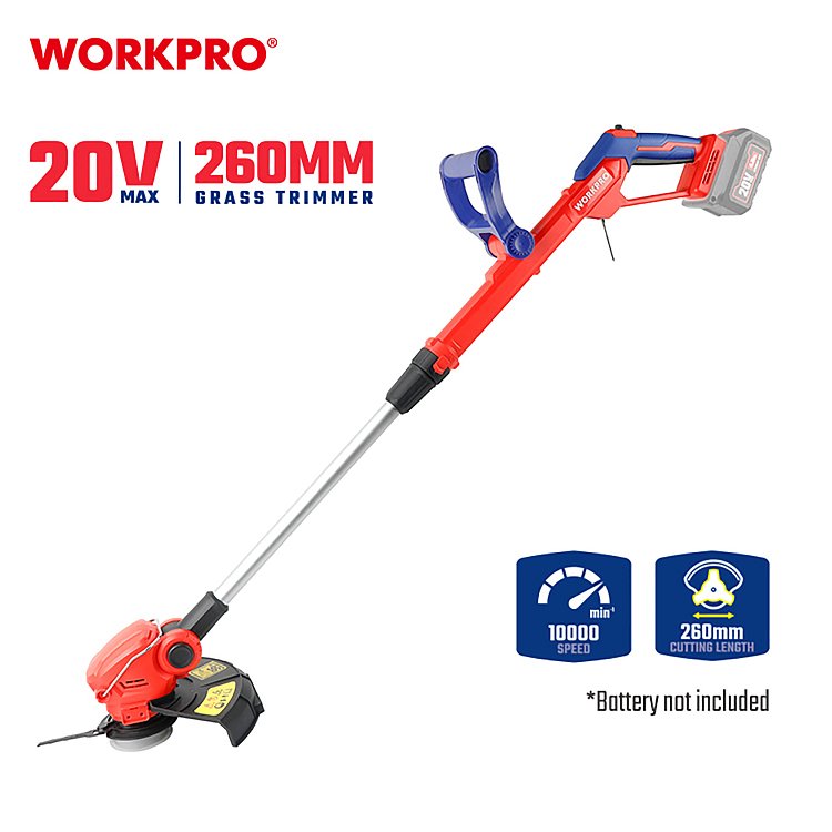 Χλοοκοπτικό επαναφορτιζόμενο WORKPRO WP391608 20V-Li PROFI