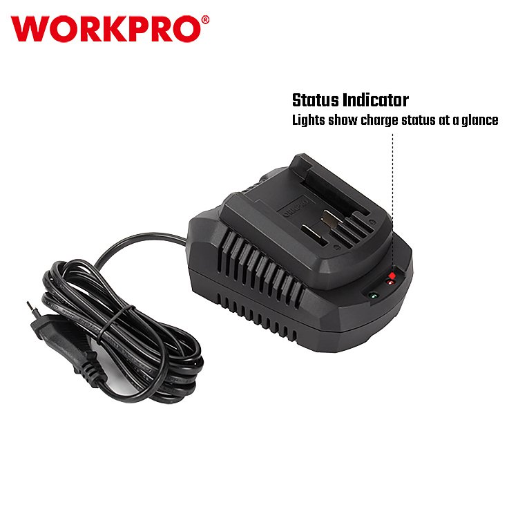 WORKPRO WP396000 ταχυφορτιστής 20V-Li για επαναφορτιζόμενα εργαλεία
