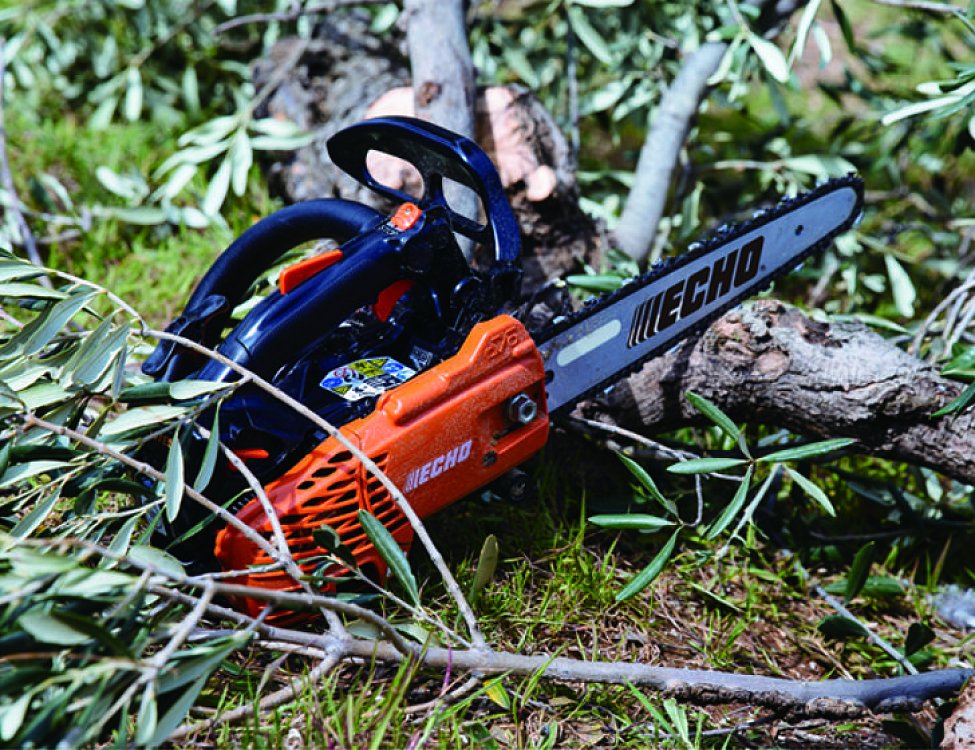 ECHO CS-2511TES C – λεπτομέρεια αλυσίδας και οδηγού λάμας