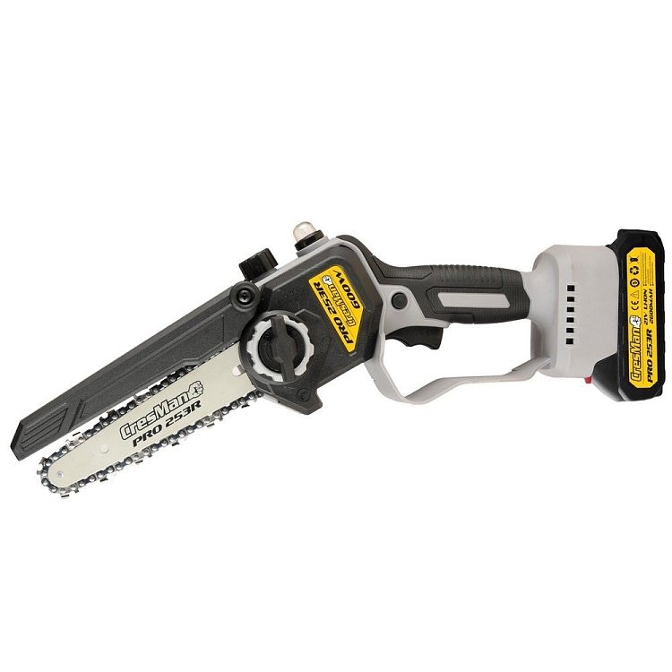 Αλυσοπρίονο μπαταρίας Cresman Pro-253R 21V με λάμα 15cm και Brushless μοτέρ 600W