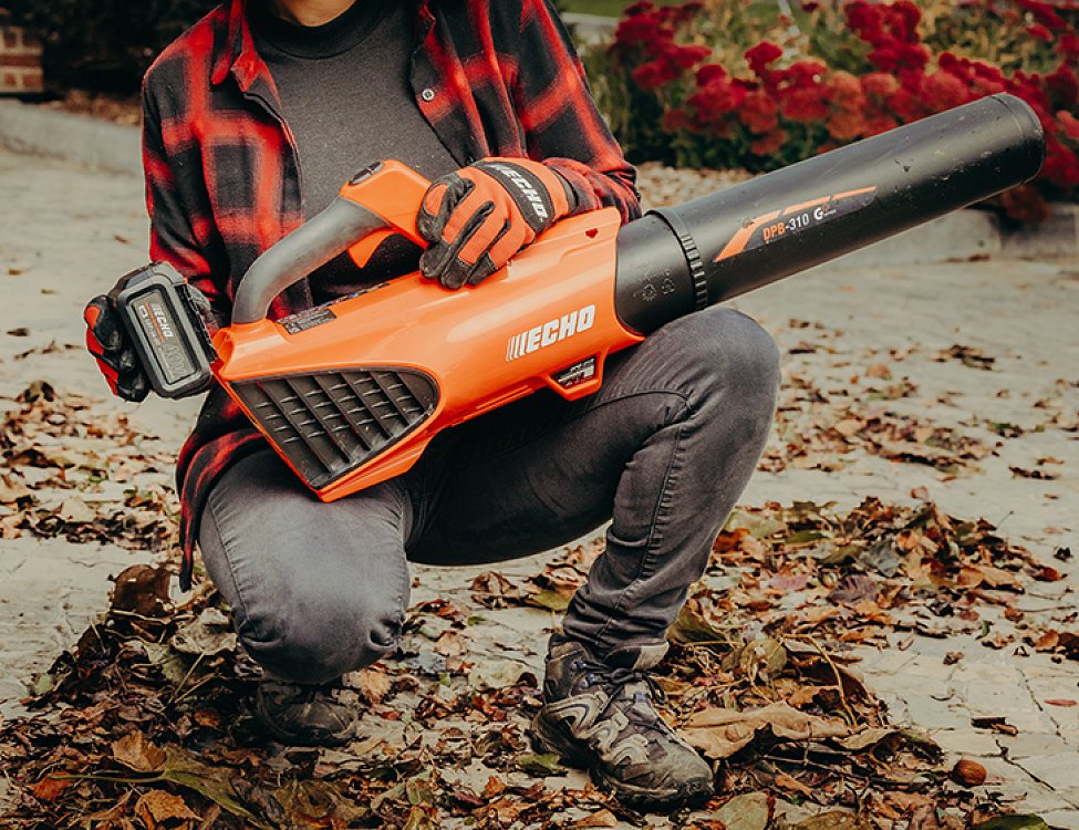 ECHO DPB-310 – λεπτομέρεια ακροφυσίου και χειρολαβής