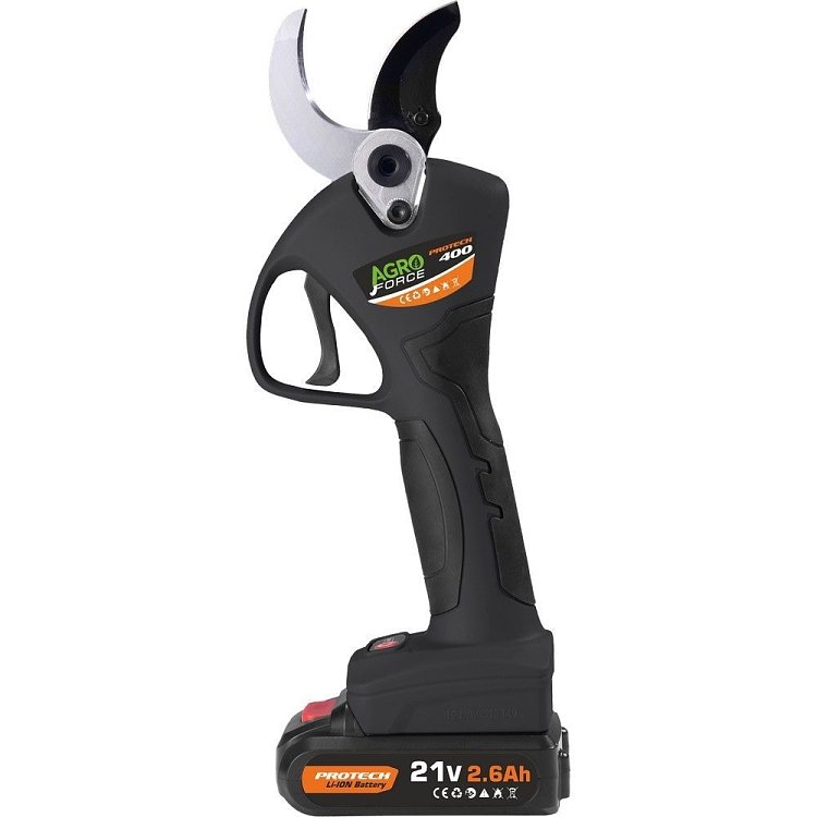 Ψαλίδι κλάδου μπαταρίας Cresman Agroforce 400 21V με μοτέρ Brushless και 2 μπαταρίες