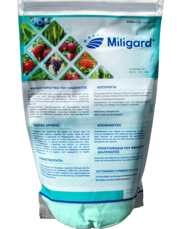 Miligard 4kg – Λίπασμα Φυλλώματος PK για Αντοχή & Υγεία Φυτών