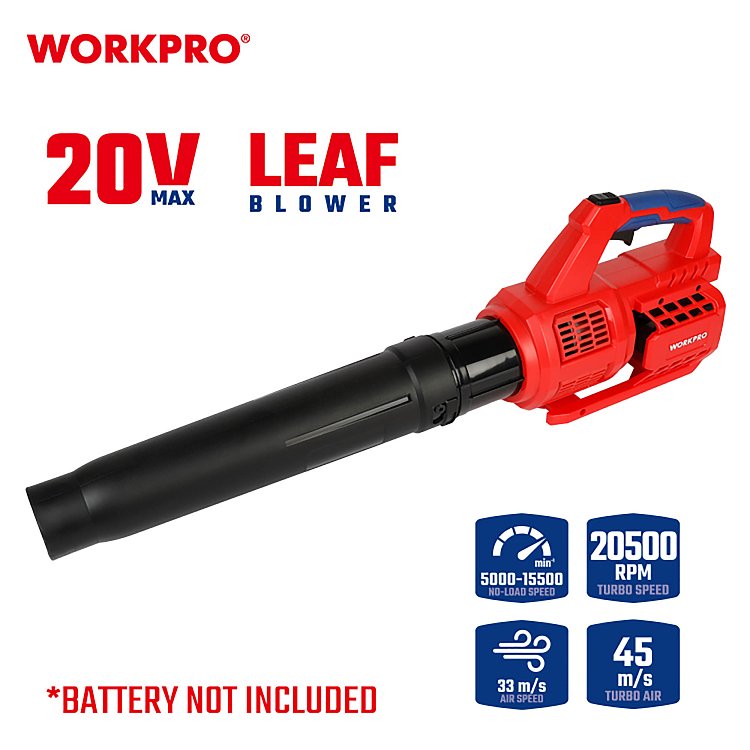 Φυσητήρας κήπου WORKPRO WP394003 20V-Li PROFI επαναφορτιζόμενος SOLO