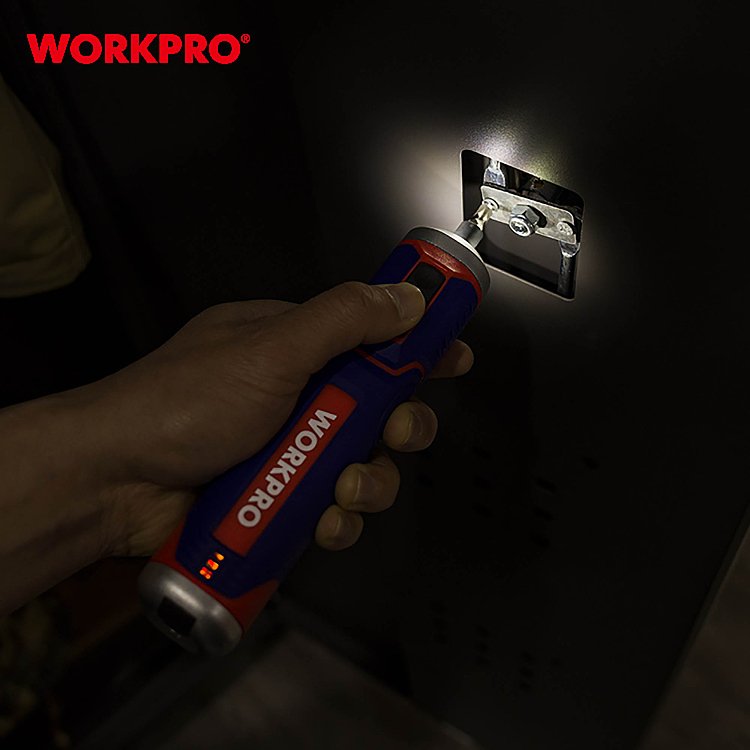 Αντάπτορας και καρυδάκια WORKPRO για κατσαβίδι WP460005