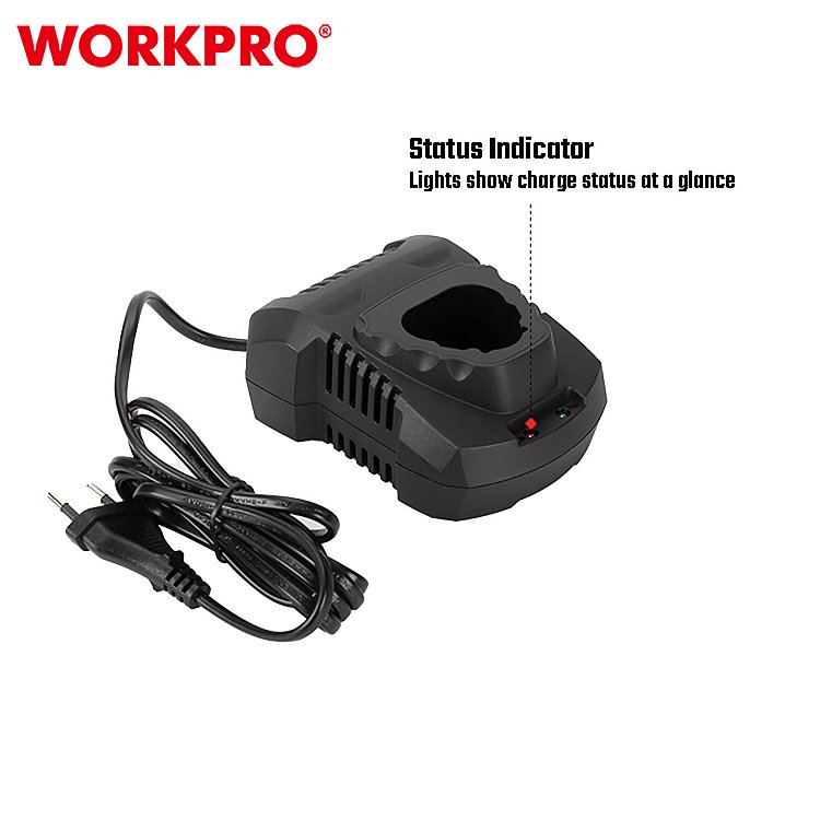 WORKPRO WP466000 ταχυφορτιστής 12V-Li για επαναφορτιζόμενες μπαταρίες