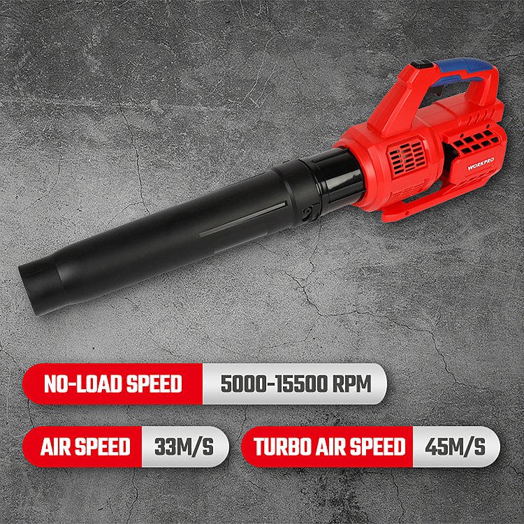 Φυσητήρας WORKPRO PROFI 20V-Li με ταχύτητα αέρα 45m/s