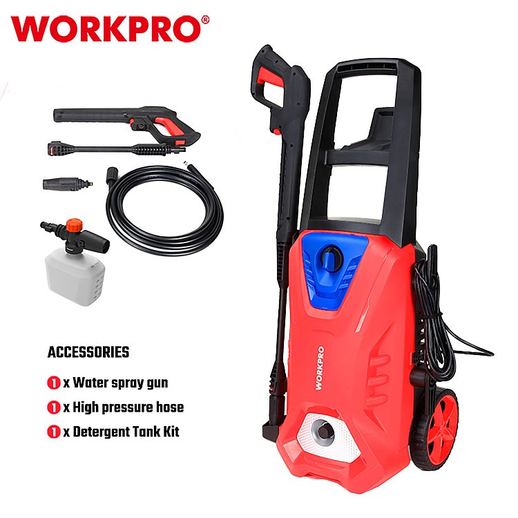 Επαγγελματικό πλυστικό μηχάνημα WORKPRO 2200W 160bar PROFI