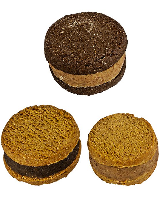 MBF GOURMET Γεμιστά Μπισκότα για Σκύλους – συσκευασία κοντινό πλάνο