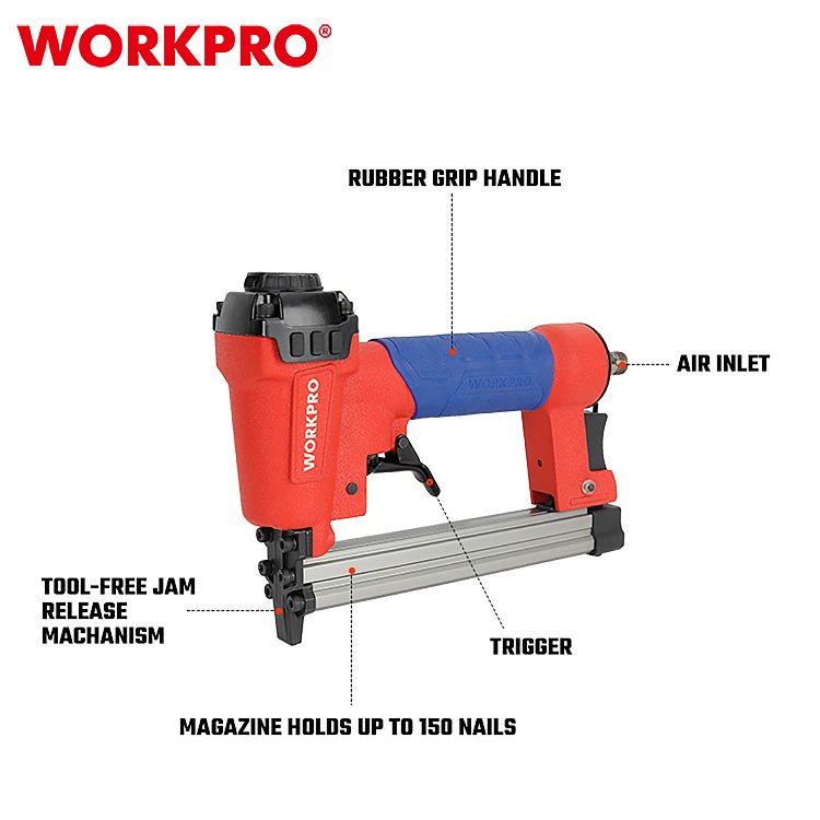 WORKPRO WP513006 καρφωτικό αέρος GA22 για δίχαλα 8-16mm PROFI