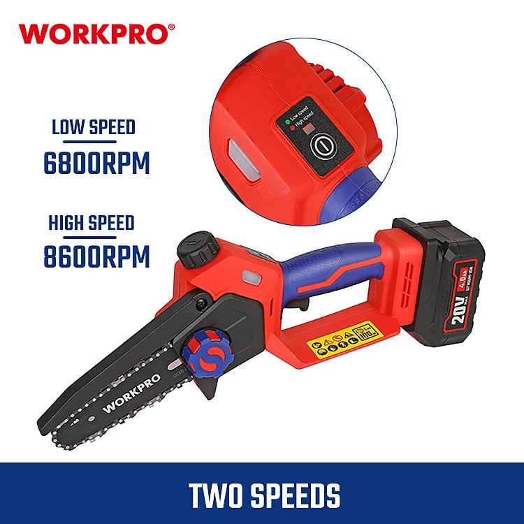 Επαγγελματικό mini κλαδευτικό αλυσοπρίονο WORKPRO PROFI