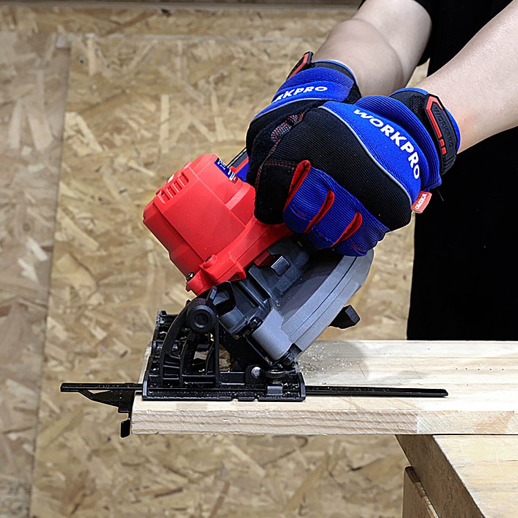 Brushless δισκοπρίονο WORKPRO PROFI με ρυθμιζόμενο βάθος κοπής