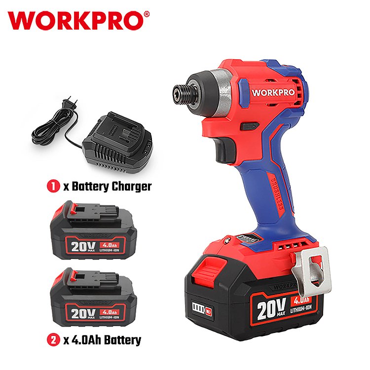 WORKPRO PROFI WP390100 παλμικό εργαλείο 20V χωρίς μπαταρία
