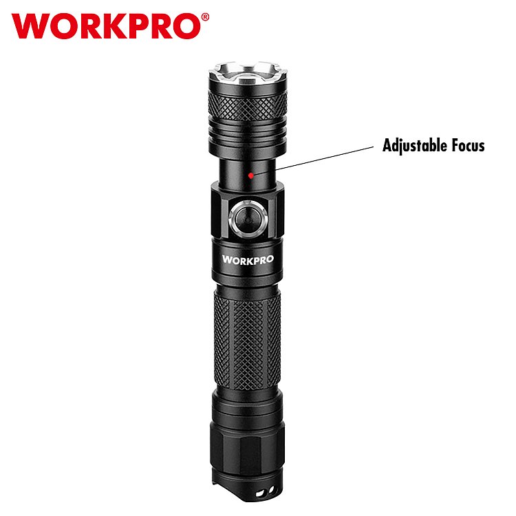 Ισχυρός φακός LED με 5 λειτουργίες φωτισμού και USB Type-C