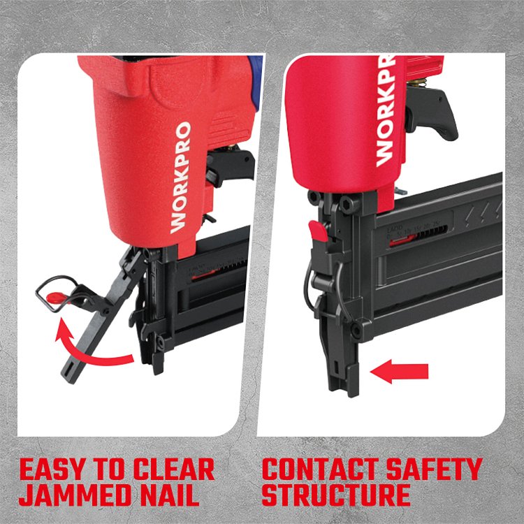 Καρφωτικό αέρος WORKPRO για ξυλουργικές εργασίες και επιπλοποιία