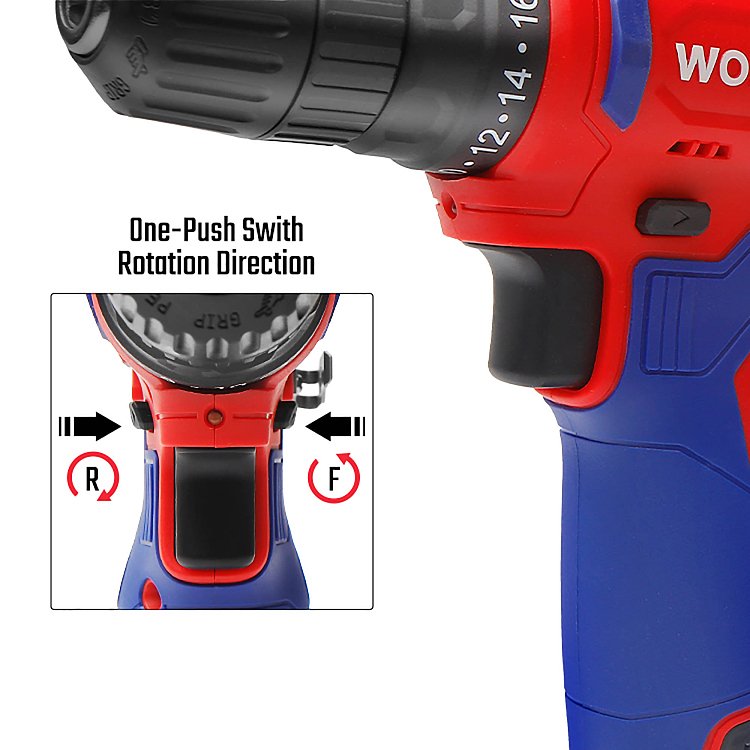 WP460203 δραπανοκατσάβιδο WORKPRO 12V με ταχυφορτιστή