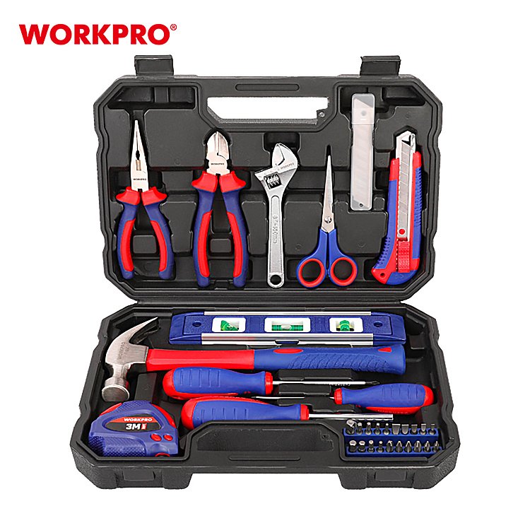 Σετ εργαλείων χειρός WORKPRO 32 τμχ σε πλαστική κασετίνα