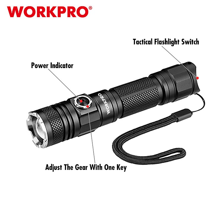 WORKPRO φακός LED – χρήση σε οικιακό περιβάλλον