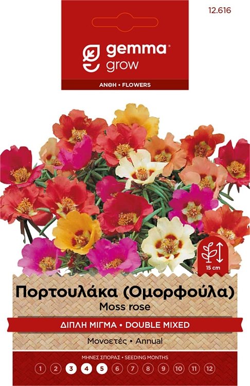 Πορτουλάκα Διπλή Μίγμα Gemma – εικόνα προϊόντος σπόρων