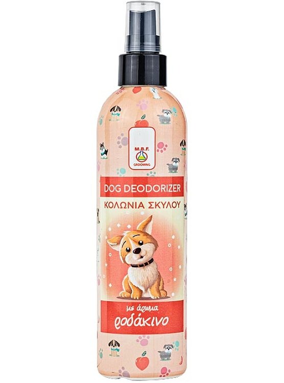 Κολώνια σκύλου M.B.F. Ροδάκινο 250ml – Φρουτώδες άρωμα ροδάκινου για καθαριότητα και φρεσκάδα κατοικιδίων