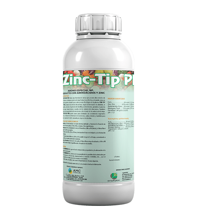 ZINC-TIP PLUS 1L – εικόνα προϊόντος για θρέψη ψευδαργύρου & φωσφόρου