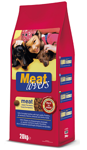 Meat Lovers Adult Dog Food 20Kg – Πλήρης Τροφή Ενηλίκων Σκύλων