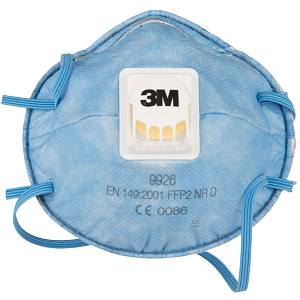3M Μάσκα 9926 FFP2 με Ενεργό Άνθρακα & Βαλβίδα Cool Flow