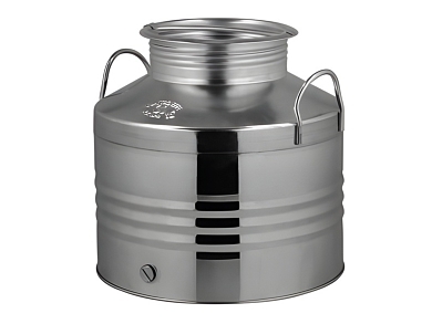 Δοχείο Ανοξείδωτο QUATTRO EFFE 15lt – Με Βιδωτό Καπάκι