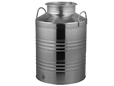 Δοχείο QUATTRO EFFE 50lt – Ανοξείδωτο με Καπάκι CE