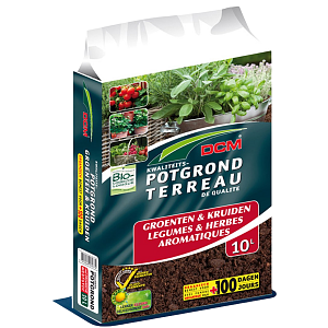 DCM Βιολογικό Χώμα 10L – Πλούσιο Υπόστρωμα για Σπορόφυτα & Μεταφυτεύσεις