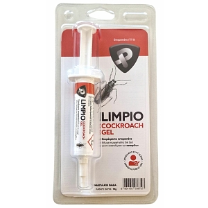 Limpio Cockroach Gel Εντομοκτόνο Δόλωμα για Κατσαρίδες Σύριγγα 10g