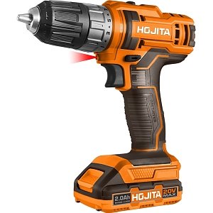 HOJITA Δραπανοκατσάβιδο 20V Σετ με Βαλιτσάκι 45Nm