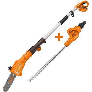 Τηλεσκοπικό Κονταροπρίονο & Ψαλίδι Μπορντούρας HOJITA 20V Set