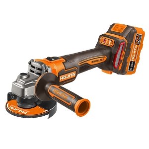 Hojita Γωνιακός Τροχός Brushless 115mm 20V με Μπαταρία & Δίσκους