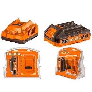 Μπαταρία HOJITA 20V 2.0Ah & Φορτιστής 2A – Σετ για εργαλεία