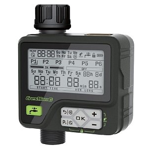 Cresman PK-77R Ψηφιακός Προγραμματιστής Ποτίσματος με 6 Προγράμματα & Αισθητήρα Βροχής