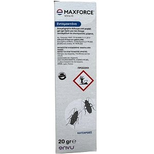 Maxforce White IC Εντομοκτόνο Gel για Κατσαρίδες 20g Envu Άοσμο & Αποτελεσματικό