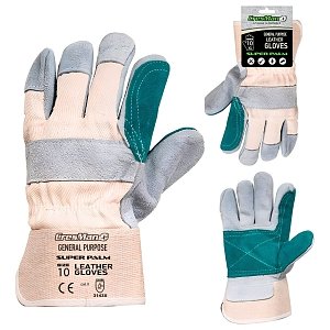 Cresman Super Palm Δερματοπάνινα Γάντια Εργασίας Νο10 EN388 3143X